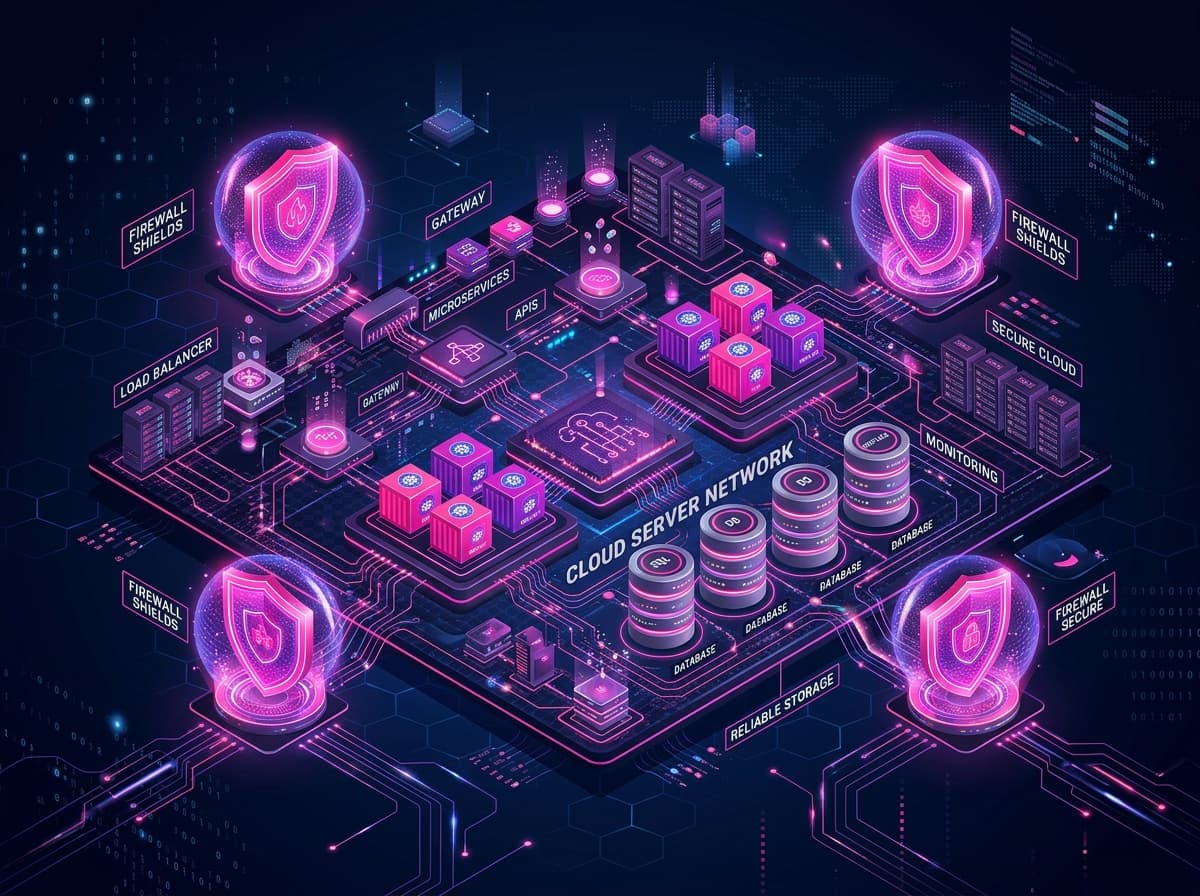 Cloud Infrastructure & DevOps Illustration