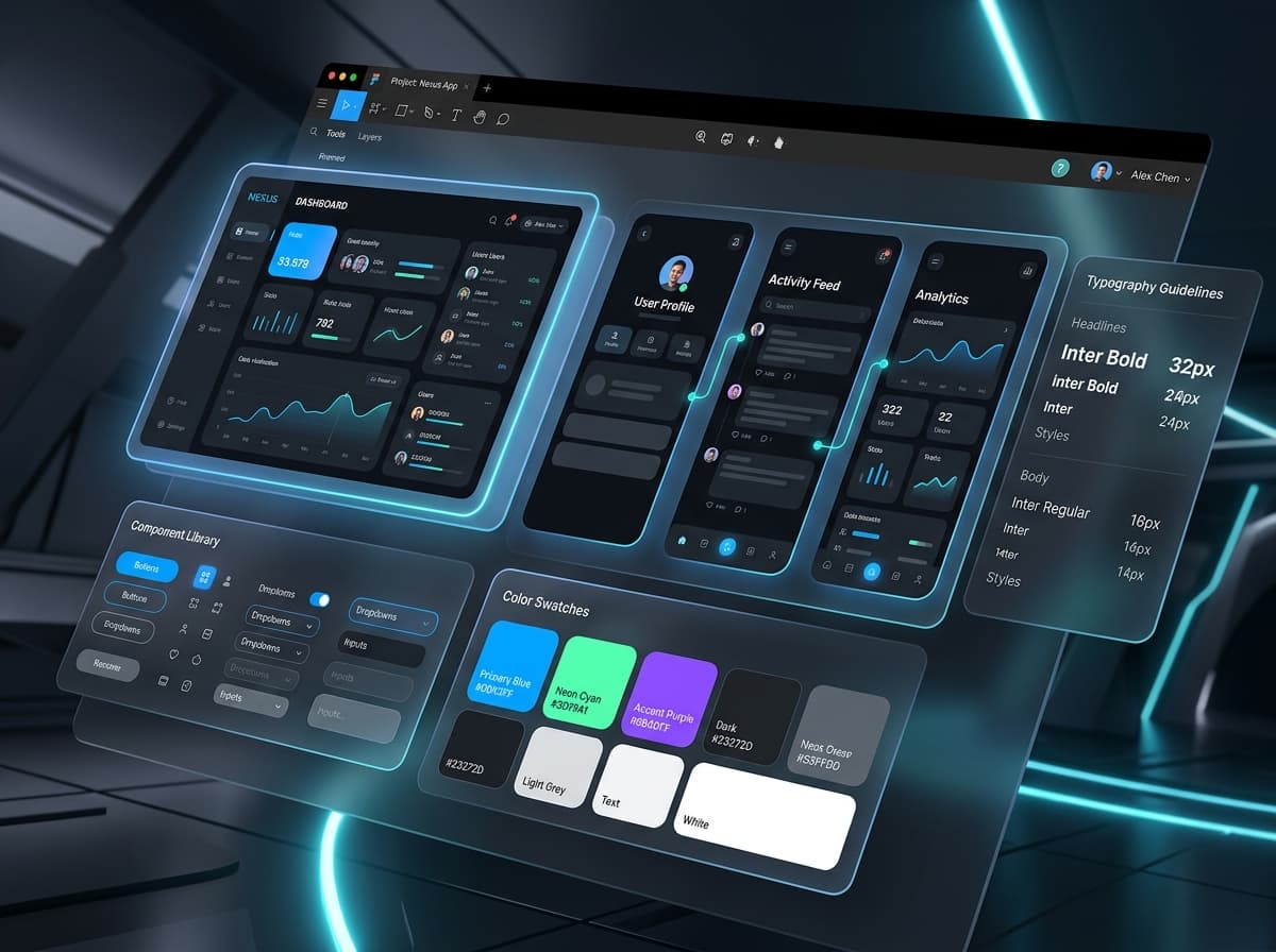 Product UI/UX Design Illustration